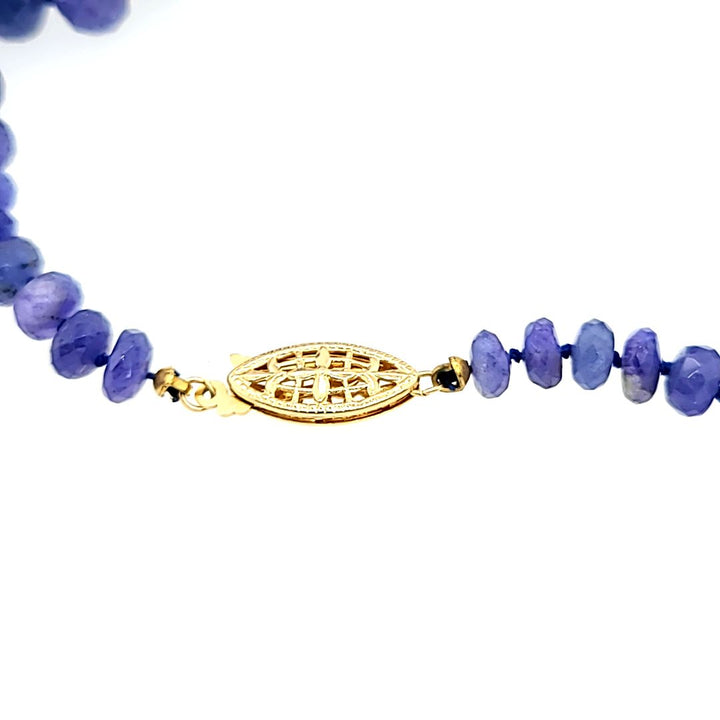 Tanzanite Bead Necklace