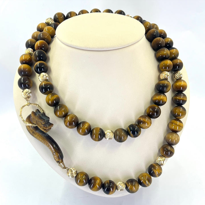 Vintage Tiger Eye Necklace