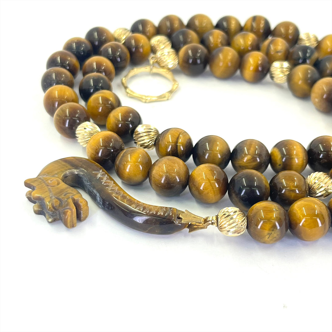 Vintage Tiger Eye Necklace