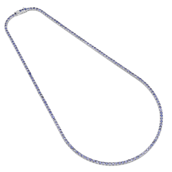 Sapphire Line Necklace