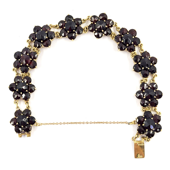 Antique Bohemian Garnet Bracelet