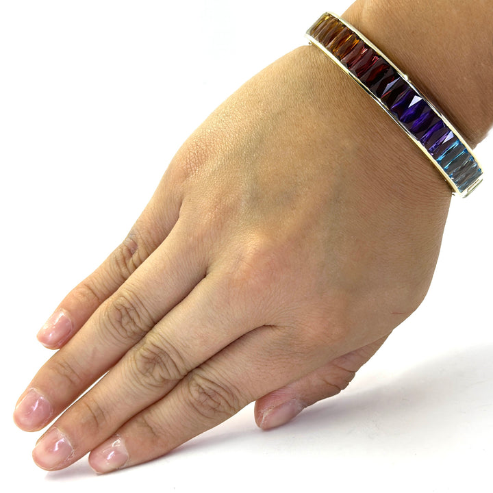 Multicolor Gemstone Bangle