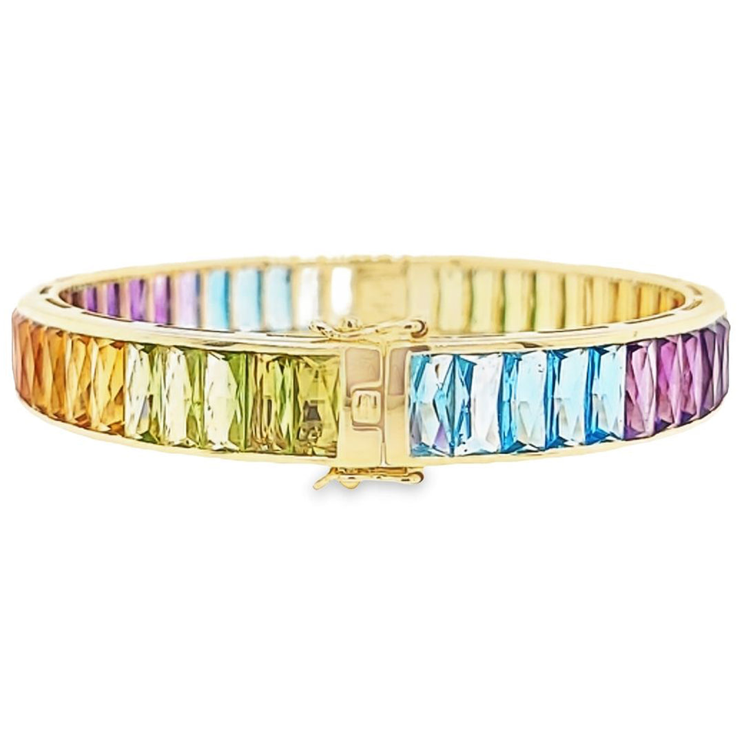 Multicolor Gemstone Bangle