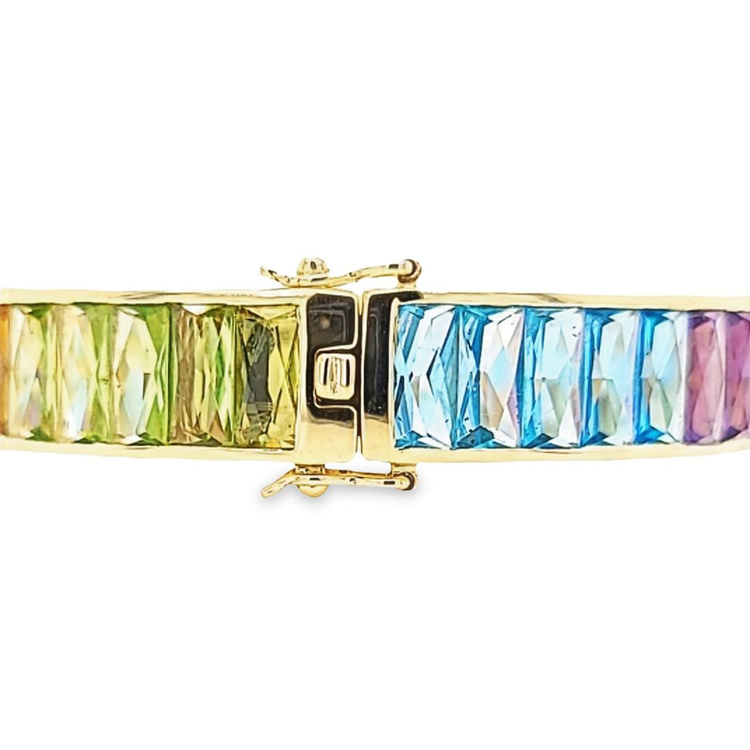 Multicolor Gemstone Bangle