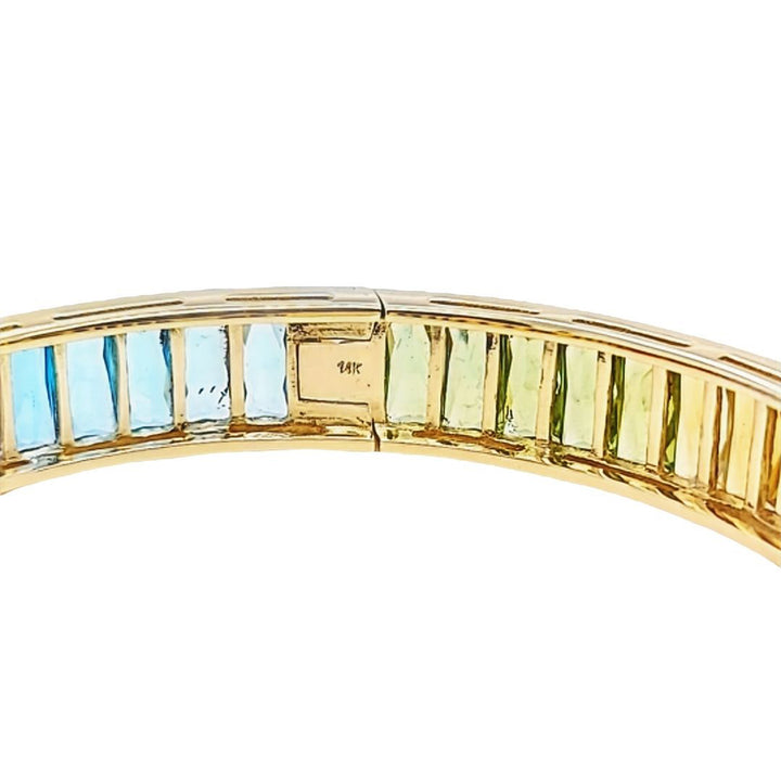 Multicolor Gemstone Bangle