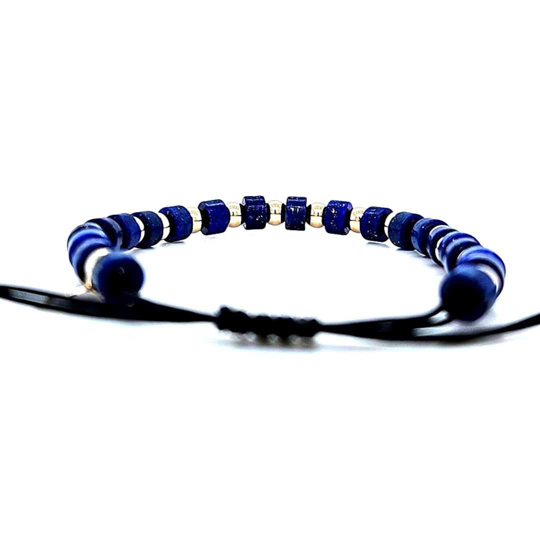 Lapis Lazuli Bead Bracelet