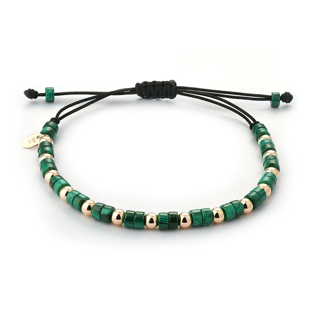 Malachite Bead Bracelet