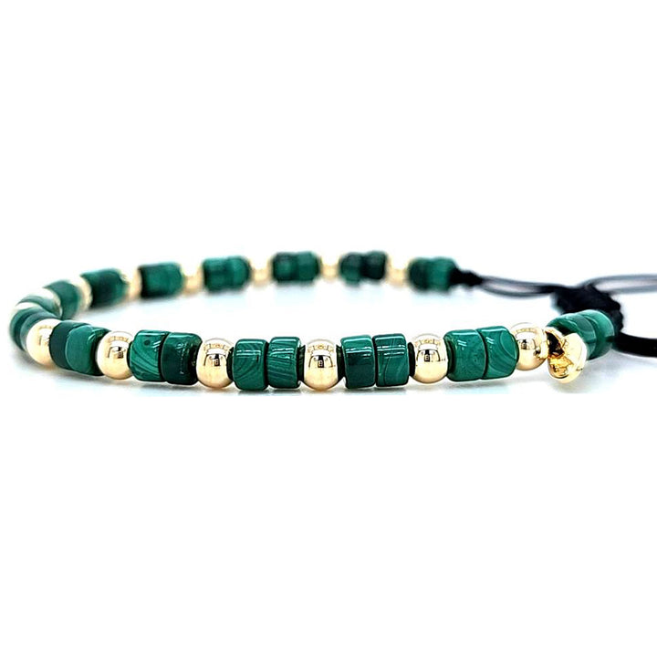 Malachite Bead Bracelet