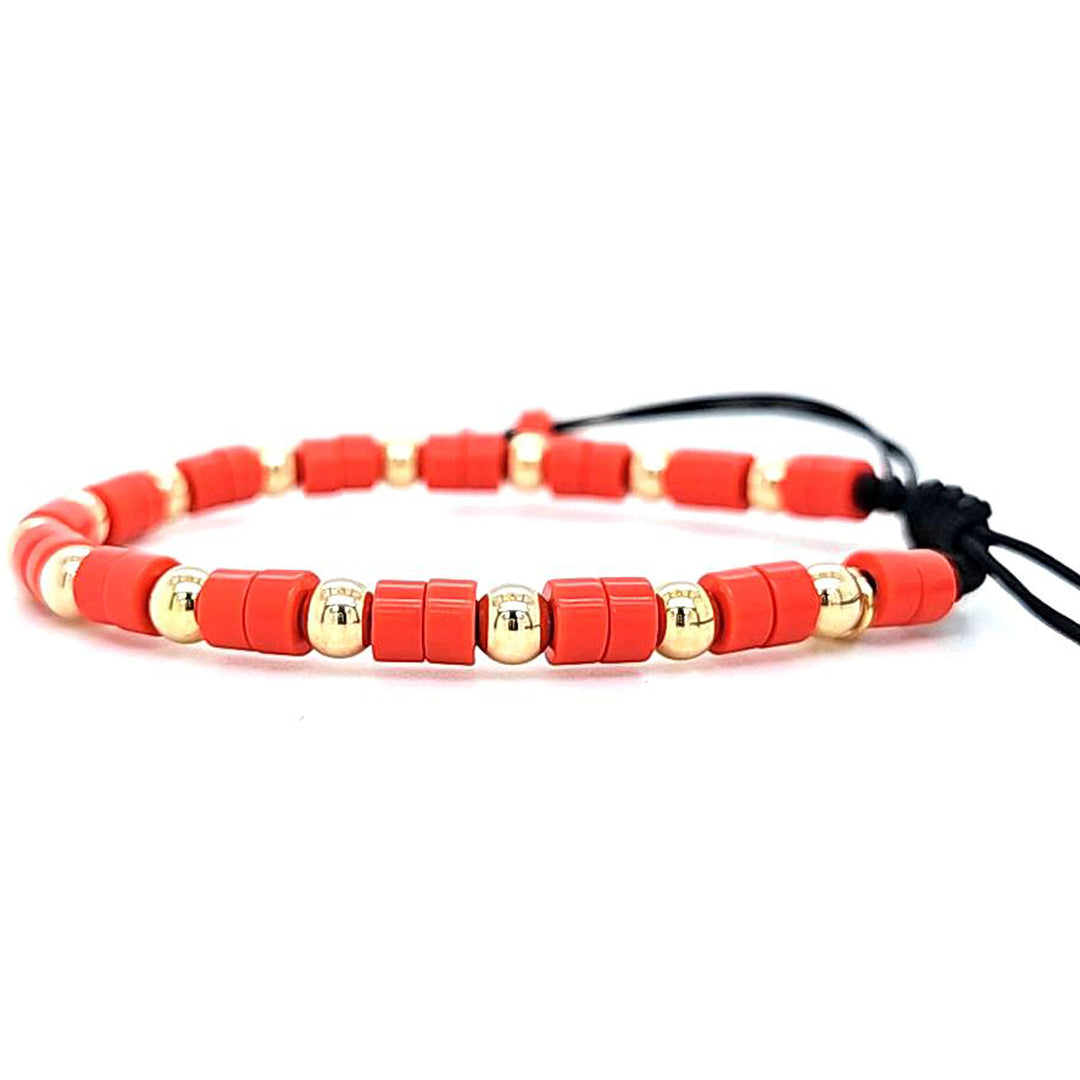 Carnelian Bead Bracelet