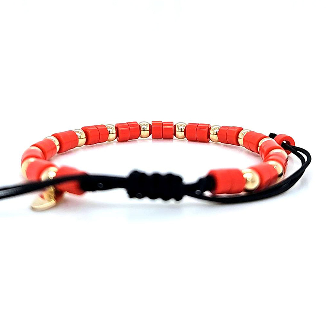 Carnelian Bead Bracelet