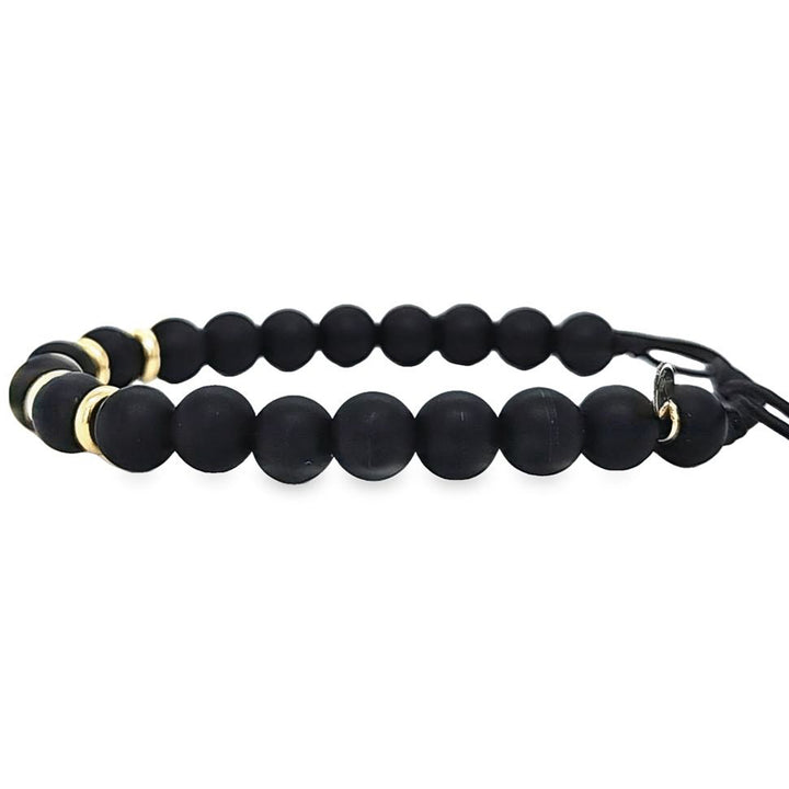 Onyx Bead Bracelet