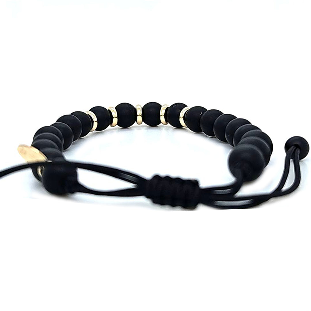 Onyx Bead Bracelet