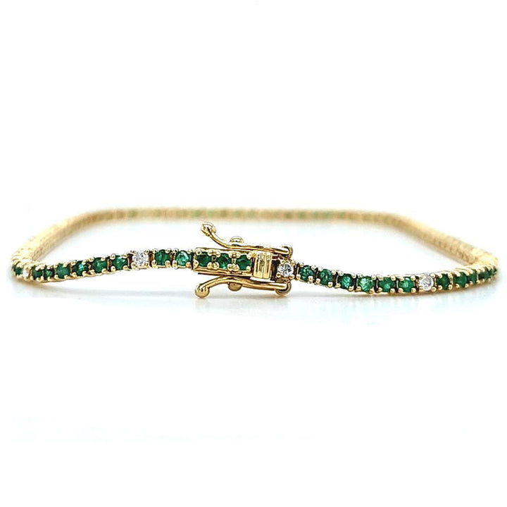 Emerald and Diamond Bracelet