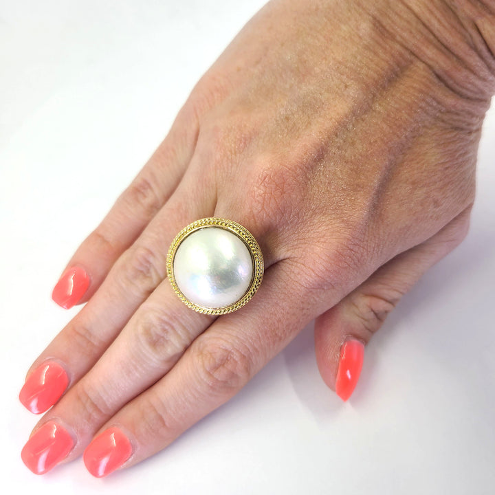 Mabe Pearl Ring