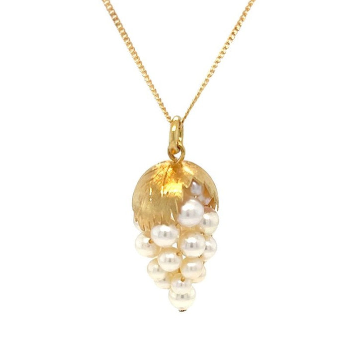 Pearl Grape Pendant Necklace