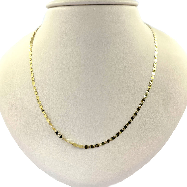 Yellow Gold Mirror Chain