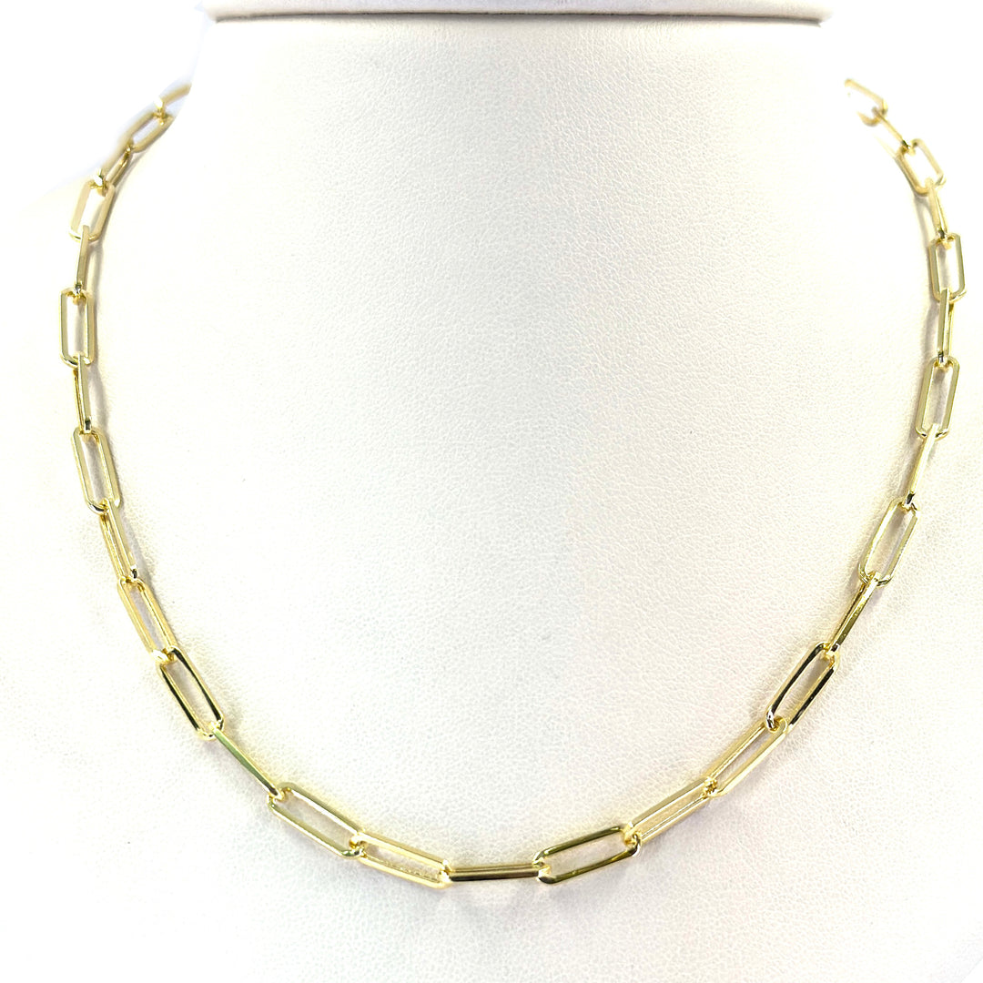 4.3mm Paperclip Chain Necklace