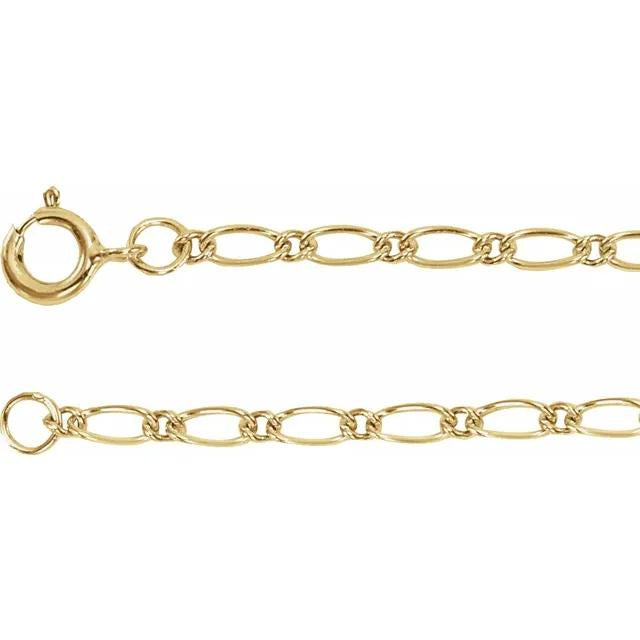 Yellow Gold Figaro Chain