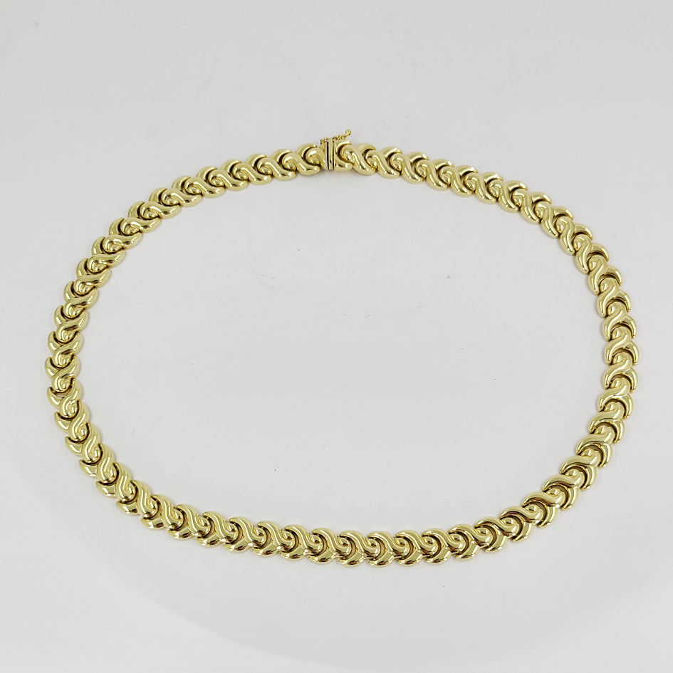 Y Link Collar Necklace