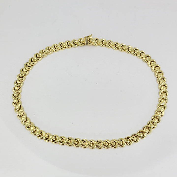 Y Link Collar Necklace