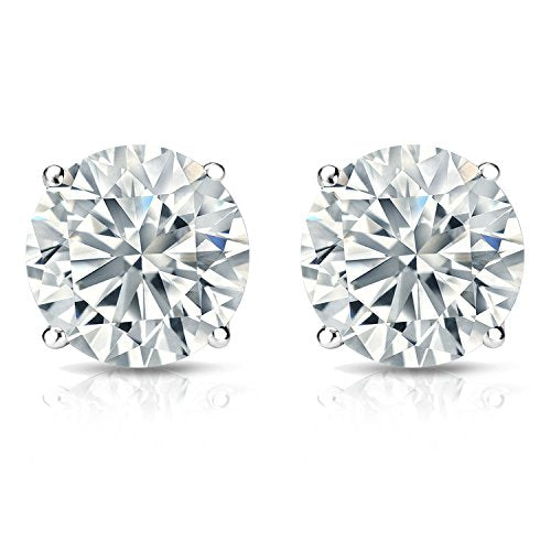 4-Prong Diamond Stud Earrings