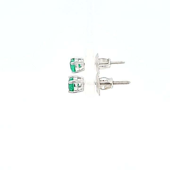 Emerald Baby Stud Earrings