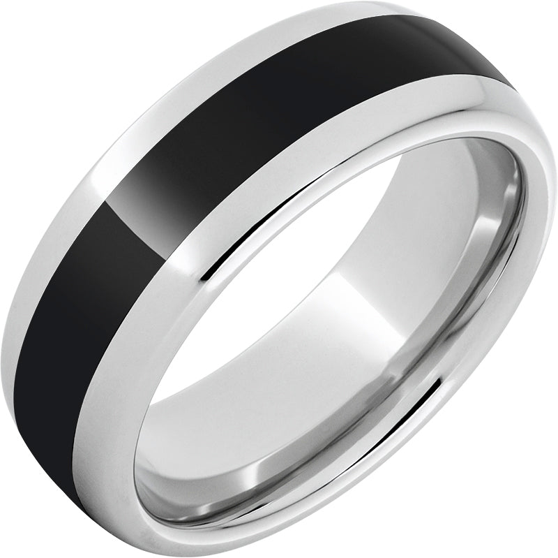 8mm Men's Serenium Wedding Band