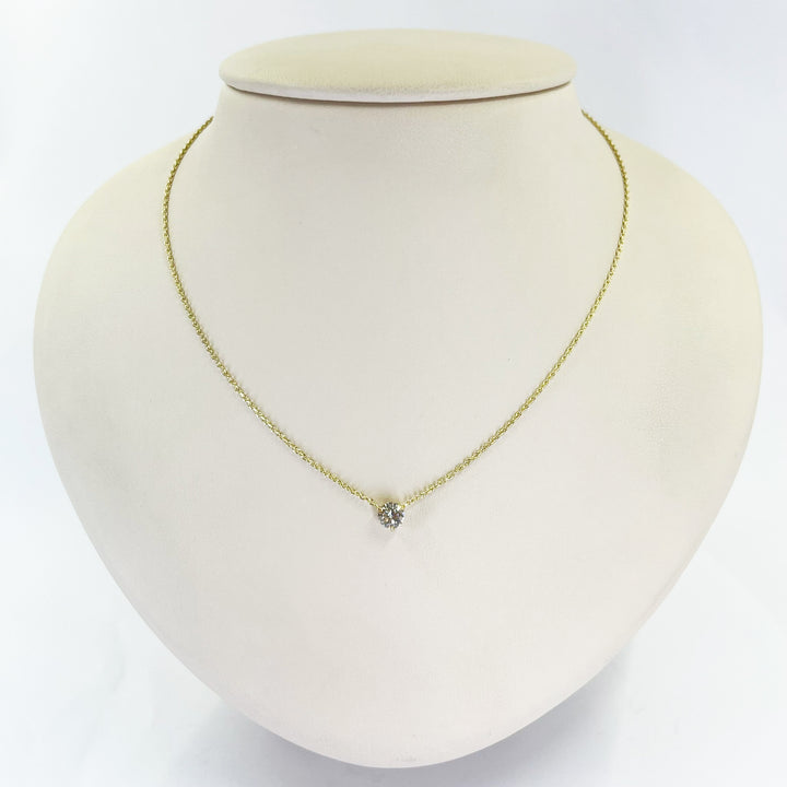 Diamond Solitaire Necklace