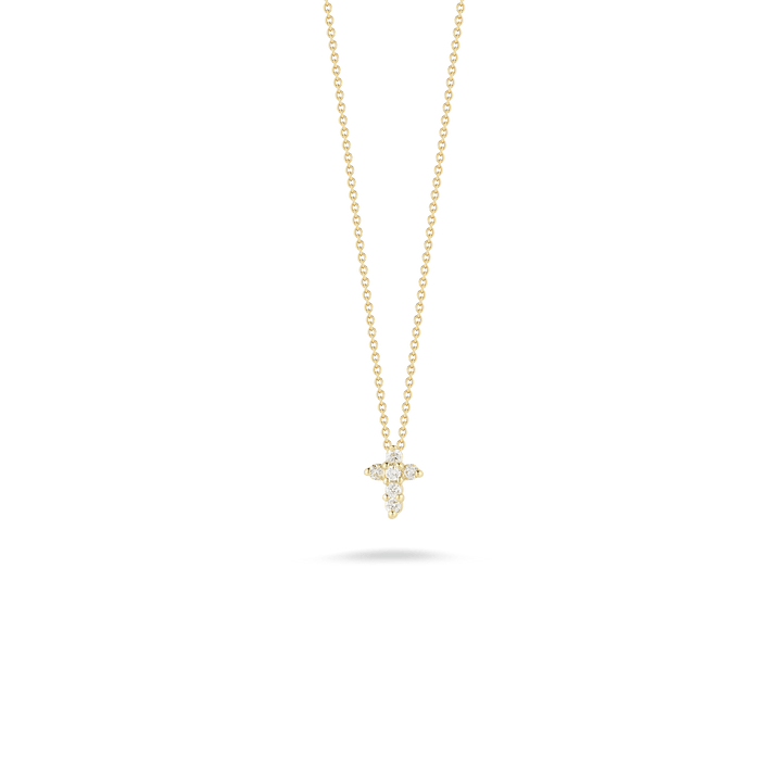 Tiny Treasures Baby Diamond Cross Necklace