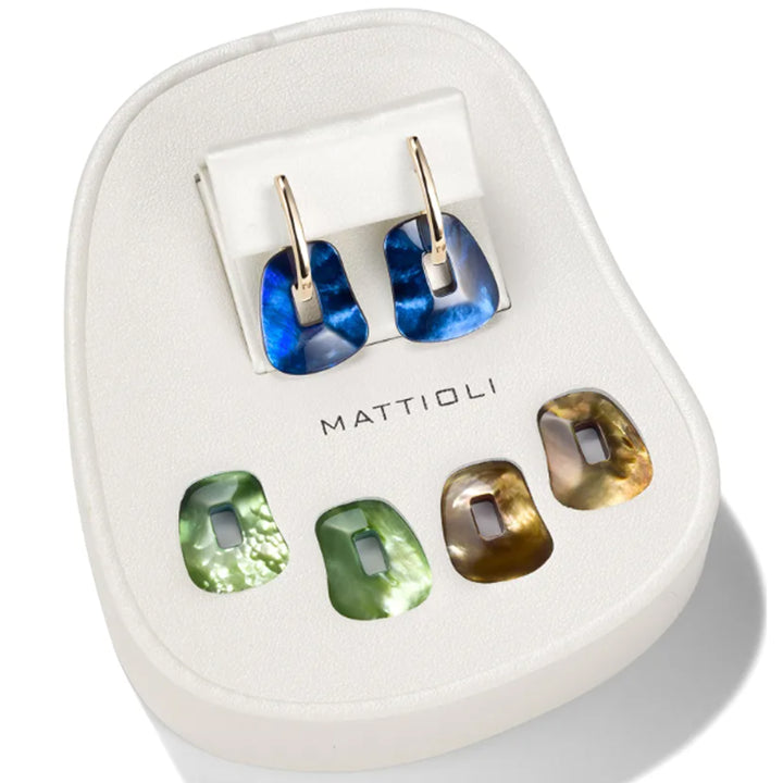 Mattioli Puzzle Hoop Earring Set
