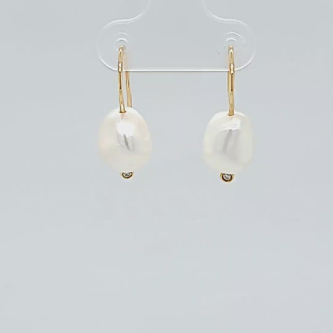 Freshwater Pearl Drop Earrings