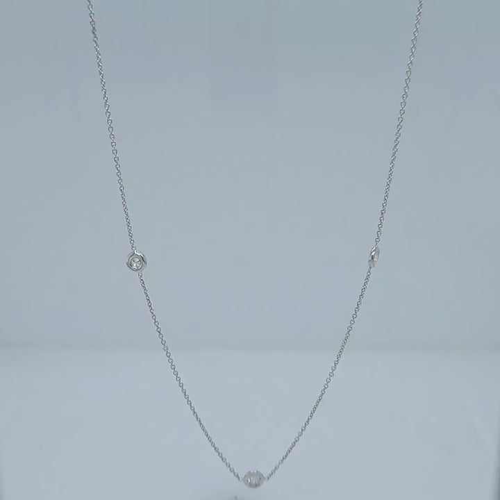 Diamonds by the Inch 7 Station Necklace