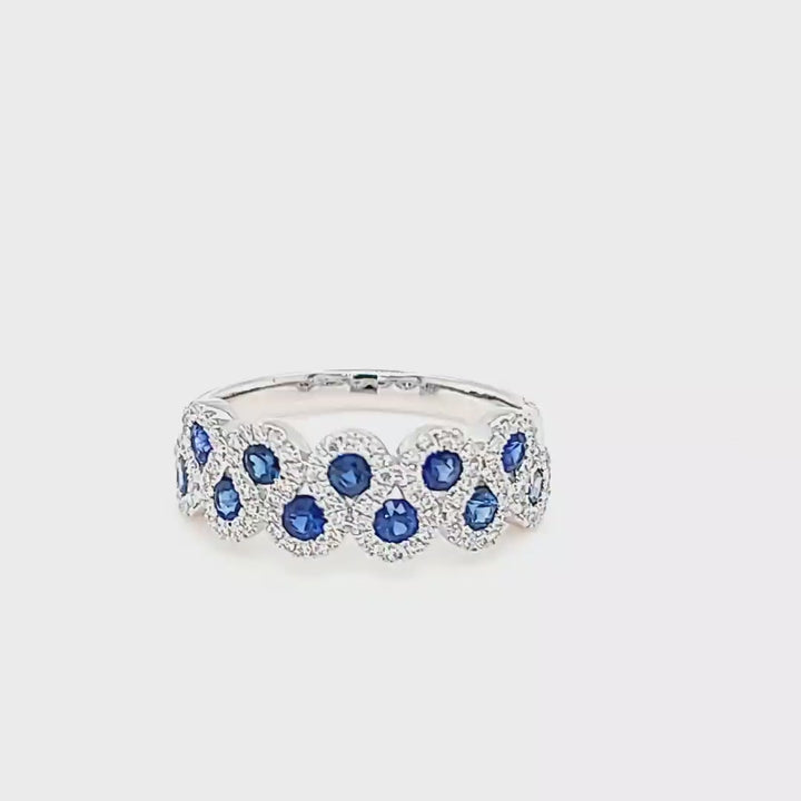 Sapphire and Diamond Ring