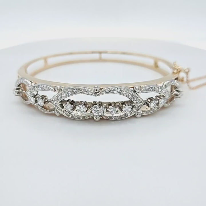 Vintage Diamond Bangle