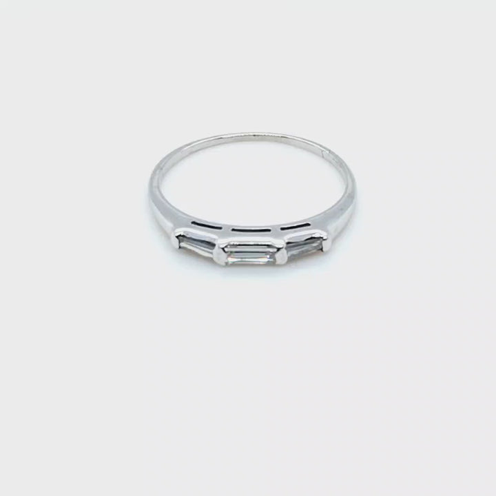 Baguette Cut Diamond Band