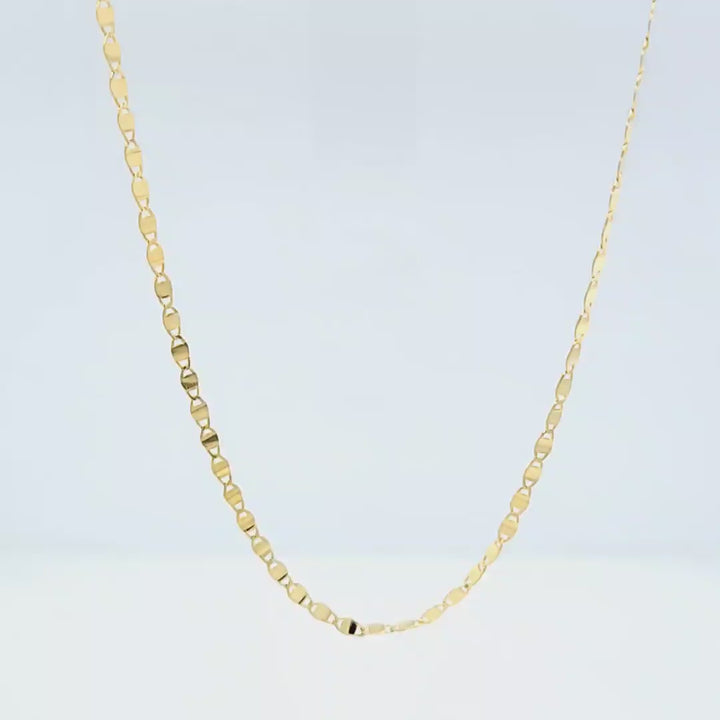 Yellow Gold Mirror Chain