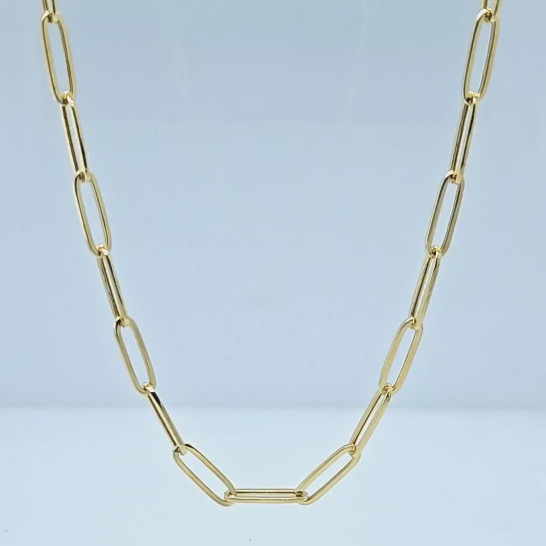 4.3mm Paperclip Chain Necklace