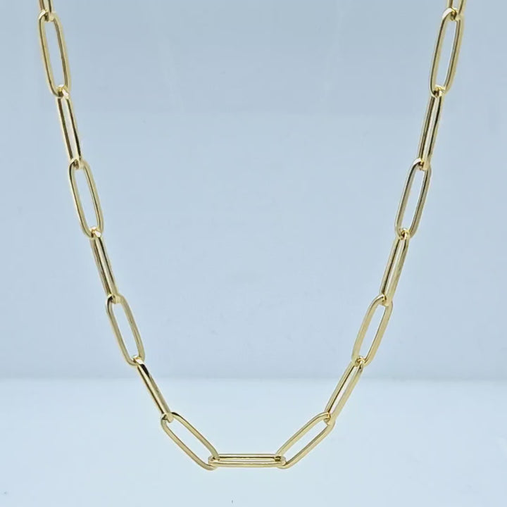 4.3mm Paperclip Chain Necklace