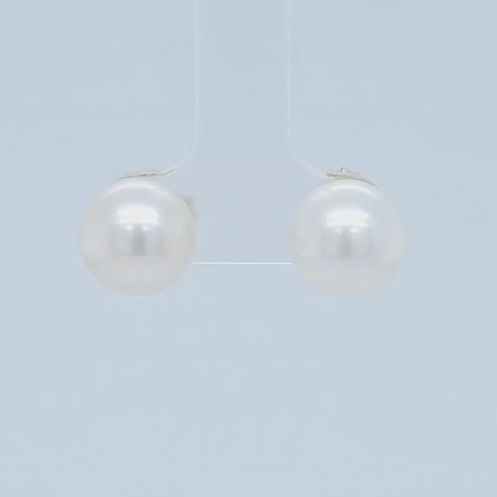 9.5mm Akoya Pearl Stud Earrings