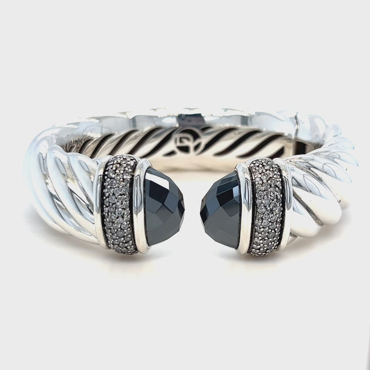 David Yurman Hematite Cuff Bracelet