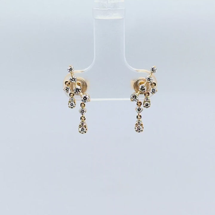 Diamond Ear Crawler Earrings