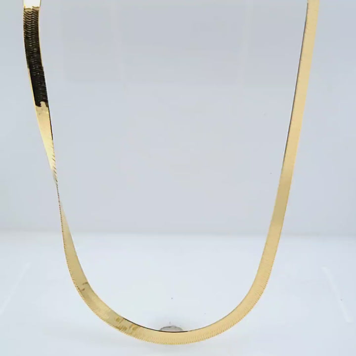 4.6mm Herringbone Necklace