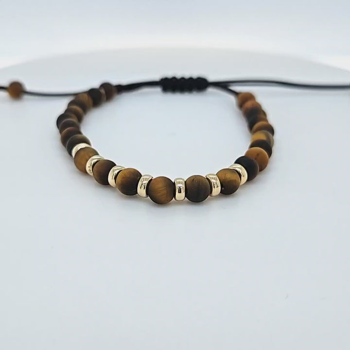 Tiger Eye Bead Bracelet