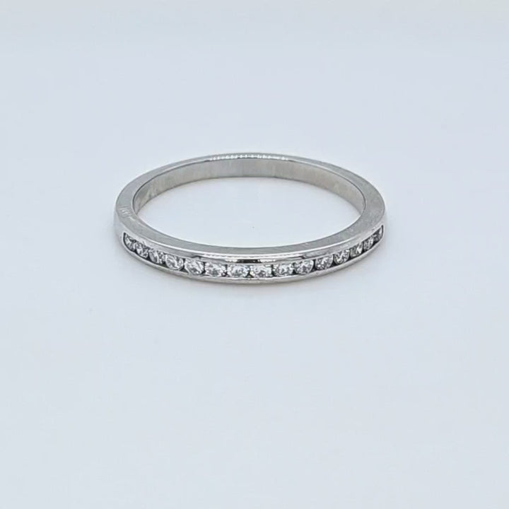 Channel Set Diamond Band