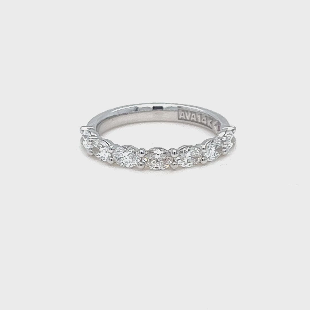 Oval Diamond Band