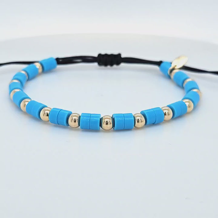 Turquoise Bead Bracelet