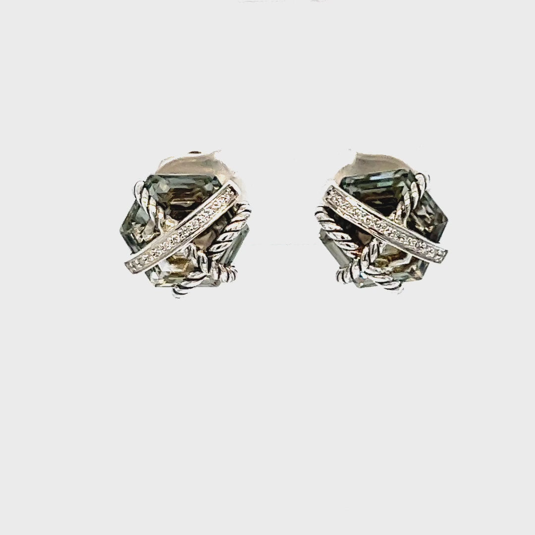 David Yurman Prasiolite Studs