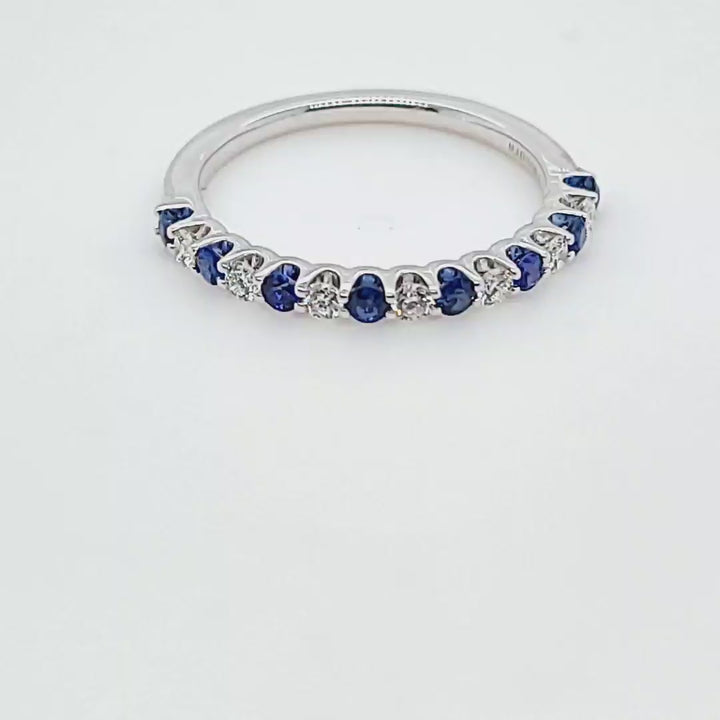 Sapphire and Diamond Band