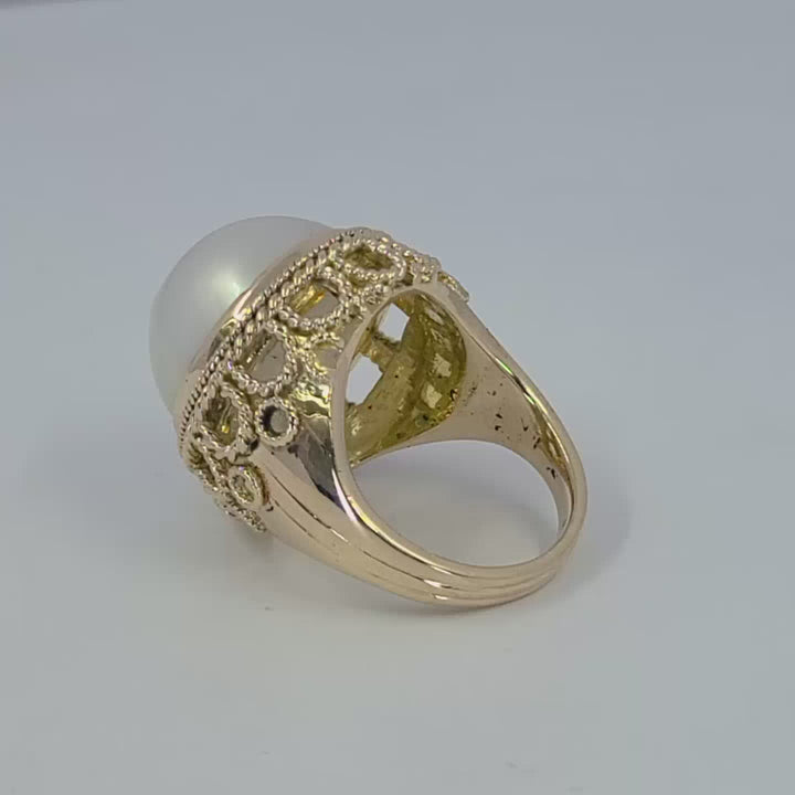 Mabe Pearl Ring