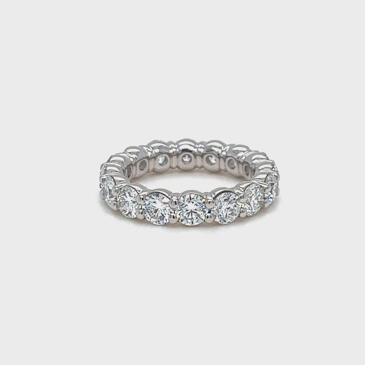 4.5cttw Platinum Eternity Band